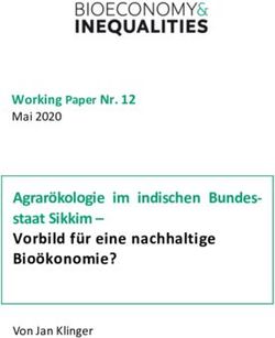 Agrarökologie im indischen Bundesstaat Sikkim - Vorbild für eine nachhaltige Bioökonomie? - Working Paper Nr. 12