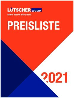 2021 PREISLISTE Mehr Werte schaffen - L&ouml;tscher Logistik