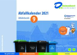 9 Abfallkalender 2021 - Abfuhrbezirk - Stadt Delmenhorst