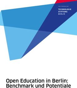 Open Education in Berlin: Benchmark und Potentiale