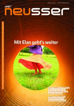 Mit Elan geht's weiter - Der Neusser