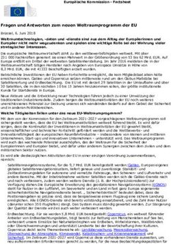 Fragen und Antworten zum neuen Weltraumprogramm der EU - Europa EU