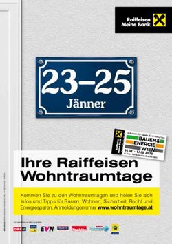 Ihre Raiffeisen Wohntraumtage