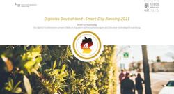 Digitales Deutschland Smart-City-Ranking 2021 - Smart und Nachhaltig Die digitale Transformation unserer St&auml;dte im Angesicht der ...