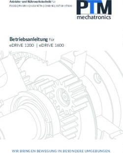 Mechatronics Betriebsanleitung f&uuml;r - eDRIVE 1200 | eDRIVE 1600 - PTM mechatronics