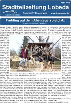 Stadtteilzeitung Lobeda - April 2021 - Jena