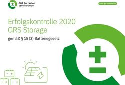 Erfolgskontrolle 2020 GRS Storage - gem&auml;&szlig; 15 (3) Batteriegesetz www.grs-batterien.de - VARTA AG