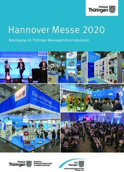 Hannover Messe 2020 Beteiligung am Th&uuml;ringer Messegemeinschaftsstand - LEG ...