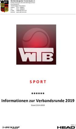 Informationen zur Verbandsrunde 2019 - WTB
