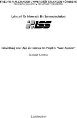 FRIEDRICH-ALEXANDER-UNIVERSIT&Auml;T ERLANGEN-N&Uuml;RNBERG - Lehrstuhl f&uuml;r Informatik 10 (Systemsimulation) Entwicklung einer App im Rahmen des Projekts ...