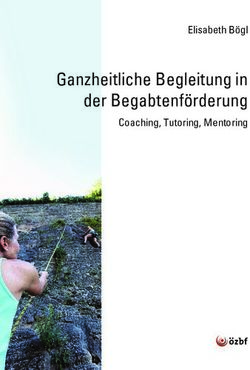 Ganzheitliche Begleitung in der Begabtenförderung - Coaching, Tutoring, Mentoring Elisabeth Bögl - ÖZBF