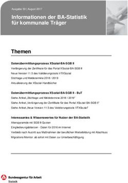 Informationen der BA-Statistik f&uuml;r kommunale Tr&auml;ger Themen