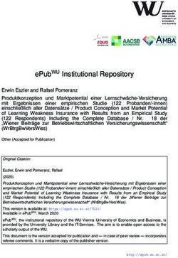 EPUBWU INSTITUTIONAL REPOSITORY - EPUB WU