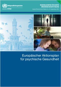 EUROPÄISCHER AKTIONSPLAN FÜR PSYCHISCHE GESUNDHEIT - REGIONALKOMITEE FÜR EUROPA DREIUNDSECHZIGSTE TAGUNG - WHO/EUROPE