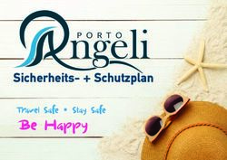 Be Happy Travel Safe Stay Safe - Sicherheits- + Schutzplan - Porto Angeli Beach Resort Hotel