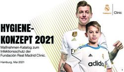Clinic - Maßnahmen-Katalog zum Infektionsschutz der Fundación Real Madrid Clinic - FC 07 Albstadt