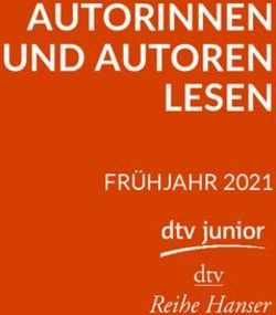 AUTORINNEN UND AUTOREN LESEN - FRÜHJAHR 2021 - dtv Verlag