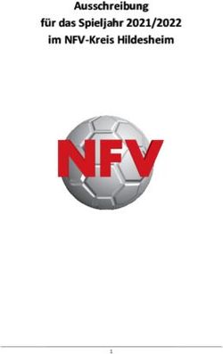 Ausschreibung f&uuml;r das Spieljahr 2021/2022 im NFV-Kreis Hildesheim