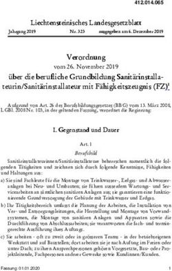 Verordnung Liechtensteinisches Landesgesetzblatt