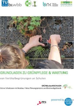 GRUNDLAGEN ZU GR&Uuml;NPFLEGE & WARTUNG - von Vertikalbegr&uuml;nungen an Schulen GR&Uuml;NEzukunftSCHULEN Gr&uuml;ne Schuloasen im Neubau. Fokus Planungsprozess und ...