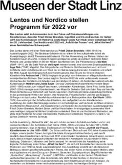 Lentos und Nordico stellen Programm f&uuml;r 2022 vor