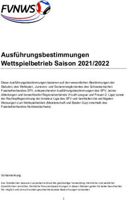 Ausführungsbestimmungen Wettspielbetrieb Saison 2021/2022