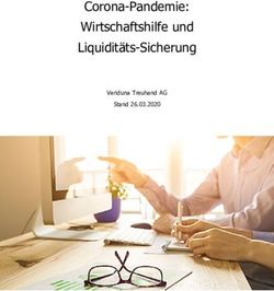 Corona-Pandemie: Wirtschaftshilfe und Liquidit&auml;ts-Sicherung - Veriduna Treuhand AG Stand 26.03.2020