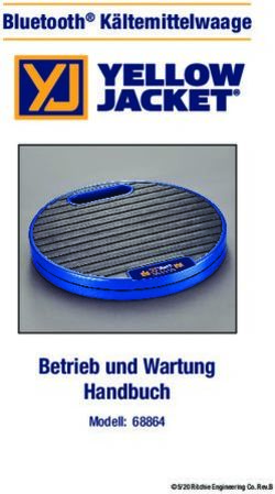 Bluetooth K&auml;ltemittelwaage - Betrieb und Wartung Handbuch Modell: 68864 - Yellow Jacket