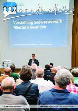Die kleine Zeitung f&uuml;r Meisterschwanden-Tennwil und die Region 06/ 2019 - Dorfheftli