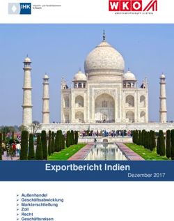 Exportbericht Indien Dezember 2017 - Au&szlig;enwirtschaftsportal Bayern