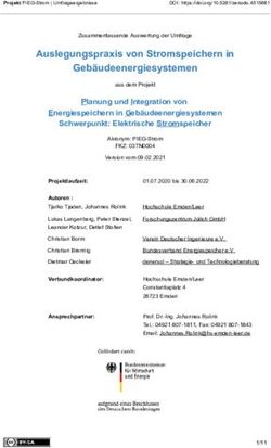 Auslegungspraxis von Stromspeichern in Gebäudeenergiesystemen - Zenodo