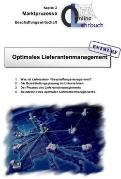 Optimales Lieferantenmanagement - Marktprozesse Beschaffungswirtschaft - Synergiemanagement ...