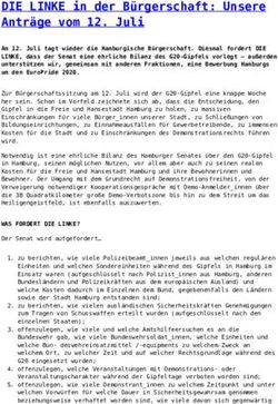 DIE LINKE in der B&uuml;rgerschaft: Unsere Antr&auml;ge vom 12. Juli
