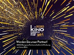 Werden Sie unser Partner! - Der Kino Kongress