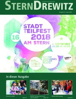 STERNDREWITZ - In dieser Ausgabe - Am Stern