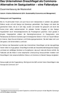 Das Unternehmen Dreschflegel als Commons-Alternative im Saatgutsektor - eine Fallanalyse - RightSeeds