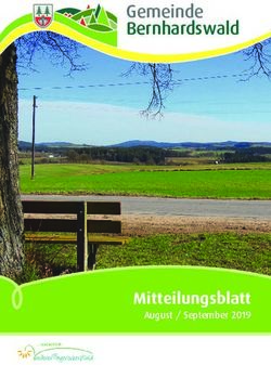 Gemeinde Bernhardswald - Mitteilungsblatt August / September 2019 - Gemeinde ...