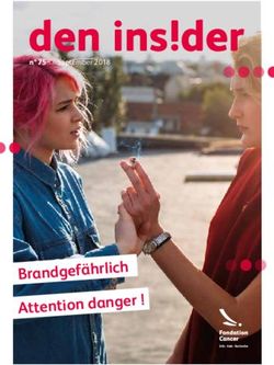 Brandgef&auml;hrlich Attention danger ! - n&ordm; 75 September 2018 - Mission Nichtrauchen