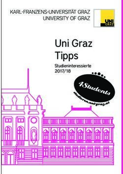 Uni Graz Tipps Studieninteressierte 2017/18 - Karl-Franzens-Universit&auml;t Graz