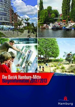 Der Bezirk Hamburg-Mitte B&uuml;rgerinformation 2012 / 2013