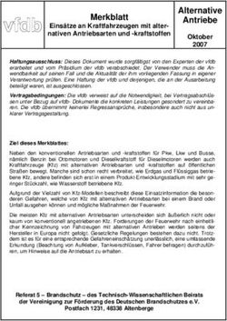 Alternative Antriebe - Vfdb