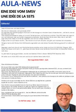 AULA-NEWS EINE IDEE VOM SMSV UNE ID&Eacute;E DE LA SSTS - Editorial - AULA Jugendlager