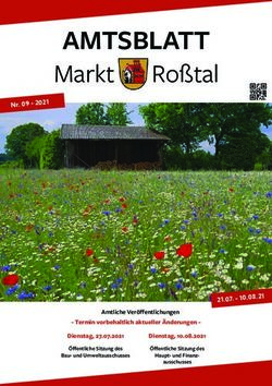 AMTSBLATT Markt Ro&szlig;tal - Markt Ro&szlig;tal