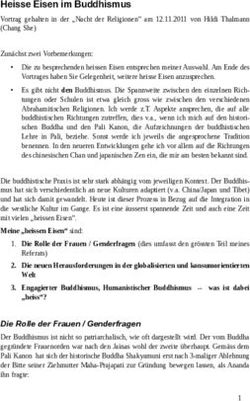 Heisse Eisen im Buddhismus - Vortrag gehalten in der "Nacht der Religionen" am 12.11.2011 von Hildi Thalmann (Chang She)
