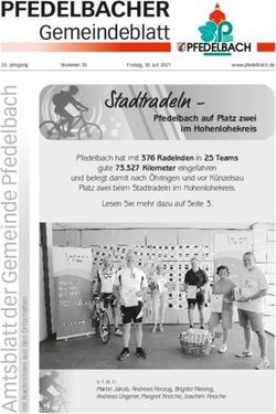 PFEDELBACHER Gemeindeblatt - Gemeinde Pfedelbach