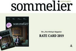 RATE CARD 2019 The "Fine Wining" Magazine - Meininger Verlag