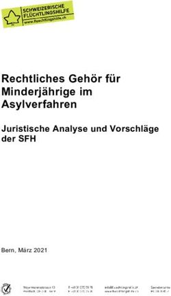 Rechtliches Geh&ouml;r f&uuml;r Minderj&auml;hrige im Asylverfahren - Juristische Analyse und Vorschl&auml;ge der SFH
