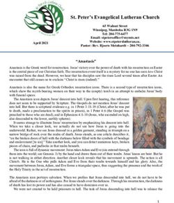 St. Peter's Evangelical Lutheran Church