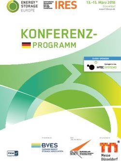 KONFERENZ-PROGRAMM 13.-15. März 2018 - Energy Storage Europe