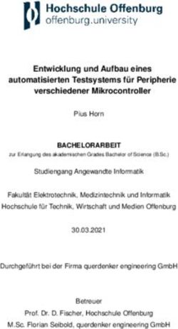 Entwicklung und Aufbau eines automatisierten Testsystems für Peripherie verschiedener Mikrocontroller